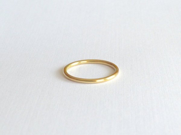1,5mm Basic Ring aus 333er Gelbgold